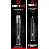 Powertec TR-303 Burun ve Kulak Kılı Temizleme Makinesi Kuru Kullanım 120 dk Süreli Hassas Temizlik - Siyah