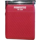 Powertec TR-330 Kırmızı Tıraş Makinesi