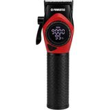 Powertec TR-5100 Profesyonel Saç Tıraş Makinesi | 9000 Rpm Dijital Ekran | 5000 Mah Li-Ion Batarya | Şarjlı Berber Tipi Clipper - Kırmızı