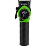 Powertec TR-5100 Profesyonel Saç Tıraş Makinesi | 9000 Rpm Dijital Ekran | Şarjlı Berber Tipi Clipper - Yeşil