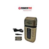 Powertec Tr-575 Profesyonel Günlük Sakal Tıraş Makinesi (Yedek Başlık Hediyeli) Altın Sarısı