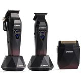 Powertec TR-5800 Saç-Sakal-Ense-Günlük Tıraş Makinesi 3'lü Set 0.5mm Tarak Dahil cok-renkli