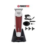 Powertec TR-658 Saç Sakal Tıraş Makinesi kirmizi