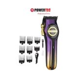 Powertec TR-7000 Profesyonel Usb Type-c Şarj Girişli Saç Sakal Tıraş Makinesi cok-renkli