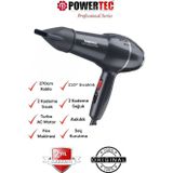 Powertec TR-801 Antrasit Silver Profesyonel Saç Kurutma Fön Makinesi