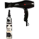 Powertec TR-901 Fön Makinesi + Morfose Milk Therapy Kuaför Fön Suyu 400ML - Siyah