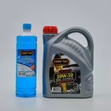Powerten 20W50 Motor Yağı 3 Litre + Oto Cam Suyu 2026