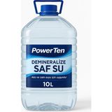 Powerten Saf Su | Akü, Ütü ve Buhar Makinesi Uyumlu 2026 - 10 LİTRE