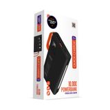 POWERWAY 10.000 Mah Pd 22.5W Dahili Kablolu Hızlı Şarj Led Fener Gerçek 10.000 Mah Beyaz Powerbank QC10