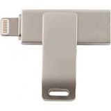 Powerway 128 GB 2.0 USB iPhone OTG Metal Flash Bellek