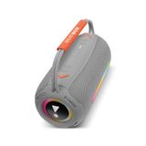 POWERWAY Beatbox Gri Led Işıklı Dayanıklı Ses Bombası Usb Sd Aux Fm Radyo Bluetooth Hoparlör