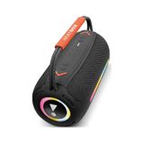 Powerway Beatbox Led Işıklı USB SD Aux FM Radyo Bluetooh Hoparlör siyah