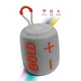 Powerway Bold Gri Tasinabilir Ses Bombasi Kablosuz Bluetooth Hoparlor Speaker Yuksek Sesli Tws