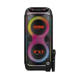 Powerway CIO 100W 80 cm +Bass Pro Dijital Ekran Gitar Saz Girişli Karaoke Parti Ses Sistemi Hoparlör