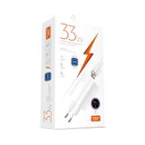 Powerway M33S 33W GaN Teknoloji USB Başlık Ekstra Kablolu Süper Turbo Hızlı Şarj Adaptörü