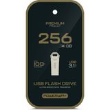 Powerway Premium 256 GB USB 3.1 Metal Gövde Ultra Hızlı Flash Bellek Data Traveler - Gümüş