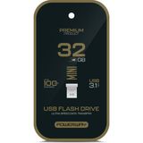 Powerway Premium 32 GB Mini USB 3.1 Metal Gövde Ultra Hızlı Flash Bellek Data Traveler - Gri