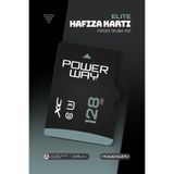 POWERWAY Profesyonel Elite 128 GB Araç kamerası + Drone uyumlu Hafıza Kartı Class 10 U3 XC SD Kart Yüksek 4K