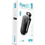 Powerway Pureset 10 Saat Konuşma Süresi Makaralı Bluetooth Kulaklık - Siyah