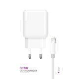 Powerway QCL30 iPhone 18 W Hızlı Şarj Lightning İOS Şarj Cihazı