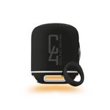 POWERWAY Siyah Taşınabilir Bluetooth Hoparlör Ses Bombası Yüksek Ses Gücü Sese Duyarlı Led Işık C4