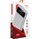 Powerway T10 Stand Özellikli 10000MAH Hızlı Şarj Powerbank - Beyaz