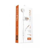 Powerway Truetone 3.5 mm Beyaz Stereo Mikrofonlu Kulak İçi Kulaklık
