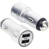 Powerway X-633 Çift Usb’li 3.1 Amper Metal Çakmaklık Araç Şarj Cihazı - 1 GB