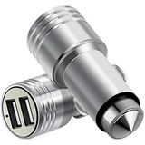 Powerway X-633 Çift USB'li 3.1 Amper Metal Çakmaklık Araç Şarj Cihazı