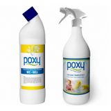 Poxy 1 lt Fayans Temizleyici + 1 lt Wc Jell