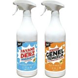 Poxy Çok Amaçlı Genel Temizlik Leke Çözücü 1 Lt & Fayans Derz Temizleyici 1 Lt