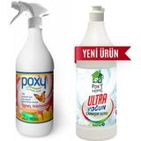 Poxy Genel Temizlik 1 Lt & Ultra Yoğun Çamaşır Suyu Limon Kokulu 1 Lt