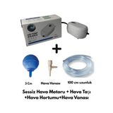 Poyel Decor Sessiz Hava Motoru - Hava Taşı- Hava Hortumu Set
