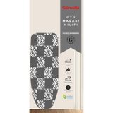 Poyraz 120x45 Xs Size Ütü Masası Kılıfı Örtüsü Bezi Ütü Yedek Parça Ütü Ve Aksesuarı Açık Gri