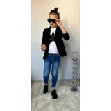 Poyraz Fashion Kids Erkek Çocuk Kot Pantalon Ceket ve Tişört Takım Bayramlık Kombin - 4 - 5 Yaş - 000-Siyah