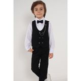 Poyraz Kids Erkek Çocuk Takım Elbise - Siyah - 1 Yaş