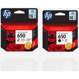Poyraz Toner CZ102AE HP 650 Siyah CZ101AE Hp 650 Renkli Kartuş Set