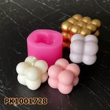 Poyrish 1049 - Silikon Kalıp Mum Kalıbı - Bubble Küçük Boy - Çok Renkli - Standart