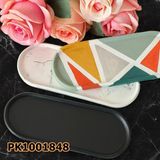Poyrish 1057 - Silikon Kalıp Mum Kalıbı - Oval Tabanlık - Çok Renkli - Standart