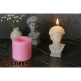 Poyrish 1058 - Silikon Kalıp Mum Kalıbı - David Bust - Çok Renkli - Standart