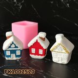 Poyrish 1150 - Silikon Kalıp Mum Kalıbı - Küçük Ev - Çok Renkli - Standart