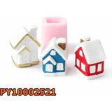 Poyrish 1151 - Silikon Kalıp Mum Kalıbı - Ev Büyük - Çok Renkli - Standart