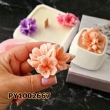 Poyrish 1187 - Silikon Kalıp Mum Kalıbı - Çiçek Buketi - Çok Renkli - Standart