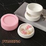 Poyrish 1205 - Silikon Kalıp Mum Kalıbı - Küçük Boy Yuvarlak Çanak - Çok Renkli - Standart