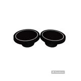 Pozart Audıo Systems 20Cm Beyaz Neon Isikli Hoparlor Ve Midrange Kapagi 1Takim (2Adet) Vidalanabilir