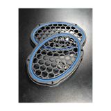 Pozart Audıo Systems Oval 6X9 Mavi Neon Isikli Hoparlor Ve Midrange Kapagi Vidalanabilir 2 Adet