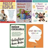 Pozitif Disiplin + Bilincli Bebek + Oyun Oynama Sanati + Gelistren Anne Baba +Evet Beyinli Cocuk = 5 Set