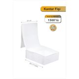 POZİTİF FORM 11x24 Kantar Fişi 80 gr. 1500 Adet , Beyaz Otokopili Sürekli Form (11''x24 cm)