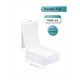 POZİTİF FORM 6x17 Kantar Fişi 2 Nüsha 1000 Adet , Beyaz Otokopili Sürekli Form (6''x17 cm)