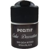 Pozitif Sıvı Gıda Boyası 20ML Siyah